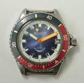 A Squale gentleman's Ocean Diver, Blandford SA, wristwatch, electric blue dial, steel cased.