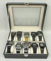 A quantity of Casio LCD watches, some with calculators, comprising; Illuminator Databank, World time... 