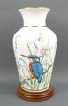 A Royal Worcester porcelain 'Kingfisher Vase', number 229/2500, commissioned by Spink, printed mark,... 