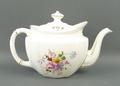 A Royal Crown Derby porcelain part tea service decorated in the 'Derby Posies' pattern, comprising; ... 