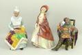 A group of Royal Doulton figures, comprising; The Paisley Shawl, HN1392, The Foaming Quart, HN2162, ... 