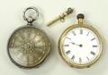 A 19th century 18ct gold cased lady's open faced, keyless wind pocket watch, no. 47306, white enamel... 