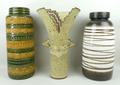 A Will Illsley (Rutland, b. 1948), stoneware studio pottery vase decoracted with a mottled glaze, pi... 