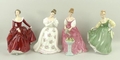 A group of Royal Doulton figures, comprising Fair Lady HN2193, Summer Rose HN3309, Alexandra HN3293 ... 