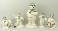 A group of Royal Doulton figures from The Snowman Gift Collection, comprising The Snowman DS2, The S... 