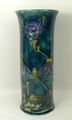 An S Hancock & Sons, Morris Ware vase, early 20th century, of cylindrical form decorated by George C... 