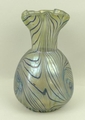 A Loetz vase, circa 1900, Dekor Candia Phanomen Genre 6893, with iridescent ribbon pattern and the b... 