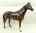A Beswick horse, brown stallion, 31cm high.