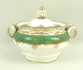 A Ridgways porcelain part tea and coffee service, mid 19th century, with gilt foliate decoration aga... 
