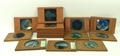 A quantity of Victorian magic lantern slides, Yeates & Son Dublin, including animals, English and Co... 