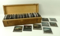 A quantity of Victorian magic lantern slides, religious themes, including parables and views of the ... 