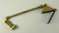 A camera lucida in lacquered telescopic brass with a table clamp, mid 19th century, by Alexander Ale... 