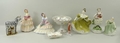A quantity of Royal Doulton figures, comprising Lynne HN2329, Daydreams HN1731, Irene, Fair Maiden H... 