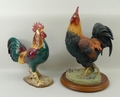 A Beswick Leghorn cockerel, number, 1892, impressed marks to the base,25cm high, and a Border Fine A... 