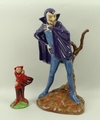 A Carltonware figure of 'Mephisto', limited edition 500, modelled by Andy Moss, 25cm high, and a fig... 