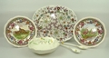 A collection of ceramics comprising a William Ridgeway & Co 'Flosculous' meat platter, 35 by 43cm, a... 