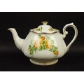 A Royal Albert part tea service, in 'Tea Rose' pattern, RdNo 839056, comprising tea pot, sucrier, mi... 