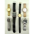 A collection of wristwatches comprising Avia Quartz, Sekonda, Accurist, and Quartz. (6)