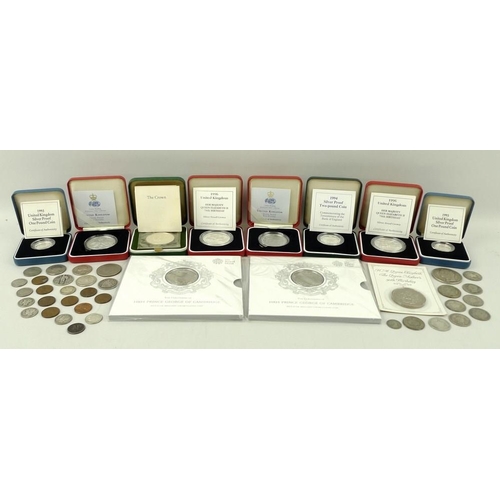 754 - A collection of British, European and World coins, silver, alloy and copper, including seven ancient... 