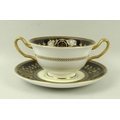 A Wedgwood porcelain, late 20th century, part dinner service, decorated in the 'Astbury' pattern, in... 