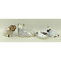 A group of Royal Crown Derby paperweights, comprising a 'Derby Ram', 'Exclusively Available From The... 