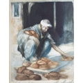 After Hal Hurst, RBA, ROI, RMS (1865-1938): two coloured etchings titled 'The Egyptian Baker' and 'T... 