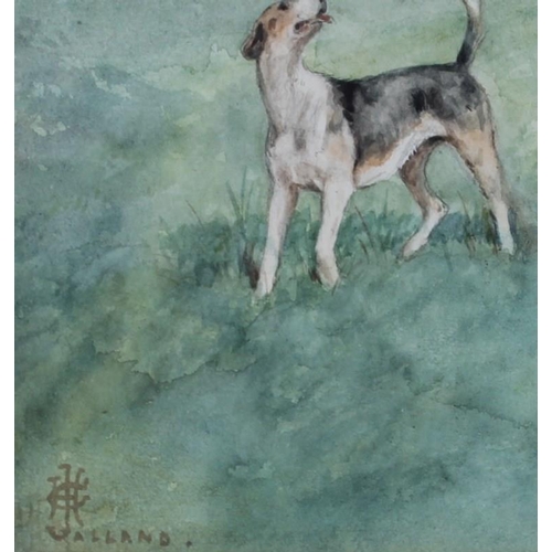 572 - G. H. Galland (1888-1908): a set of three watercolours, with titles and original labels verso, 'Gone... 