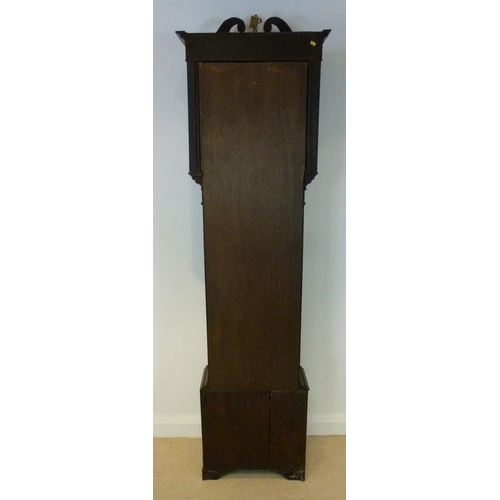 1057 - A Regency mahogany 8-day long- case clock, by Edmond Scholfield, Rochdale, circa 1820, the four pill... 