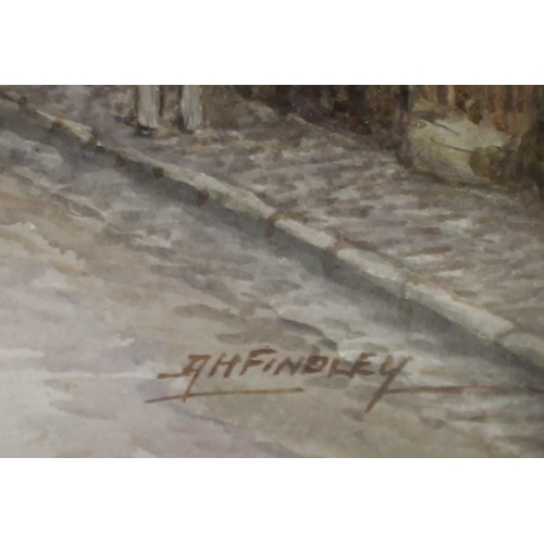 558A - Albert H. Findley (British, 1880-1975): a pair of watercolour studies of two cathedrals, one Lincoln... 