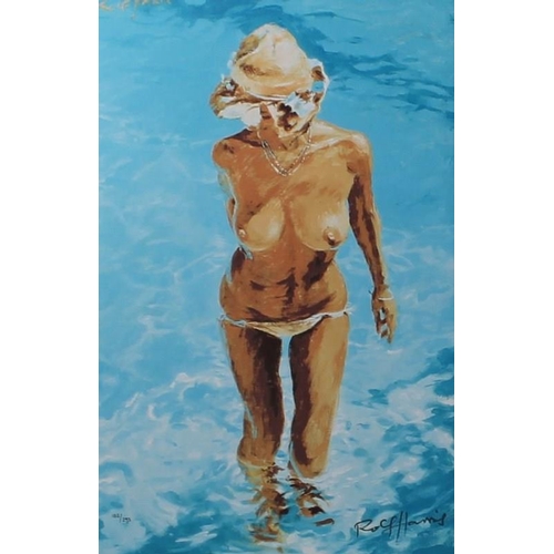 561 - After Rolf Harris (Australian, b. 1930): a pair of limited edition giclee prints on canvas, titled '... 