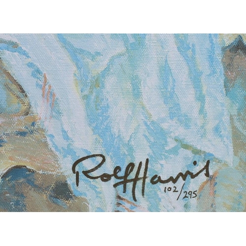 561 - After Rolf Harris (Australian, b. 1930): a pair of limited edition giclee prints on canvas, titled '... 