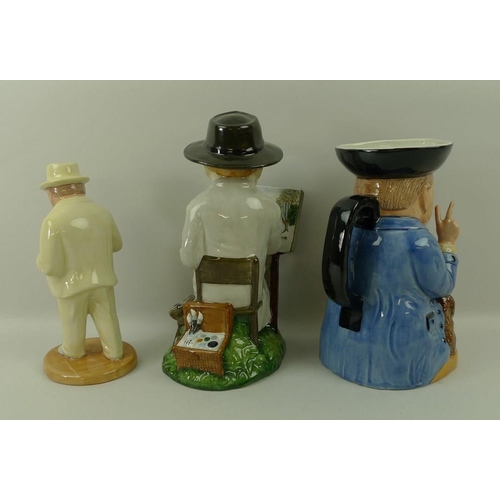 671 - A group of two Bairstow Manor Collectables Winston Churchill items, comprising Winston Rufus Toby Ju... 