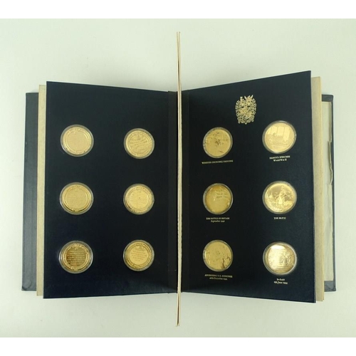 677 - A Churchill Centenary Trust Collection of John Pinches, Centenary Medals, celebrating the hundredth ... 