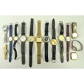 A collection of wristwatches, comprising a REflex, Gyrox, Reflex ,Saxon, Avia, Scene, Swissam, Timex... 