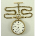 A Victorian 18ct gold cased gentleman's open faced pocket watch, J. W. Benson, London, keyless wind,... 