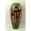 A Moorcroft vase, the brown ground decorated with tubelined mushrooms, in the 101/14 shape, with imp... 