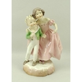 A Royal Worcester figurine 'Sister', modelled by F G Doughty, shape number 3149, puce printed mark a... 