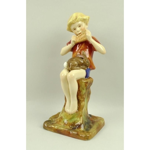 534 - A Royal Worcester figurine 'Peter Pan', modelled by F Gertner, shape number 3011, in red colourway, ... 