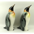 A pair of Bovey Pottery figurines of King Penguins, 24cm. (2)