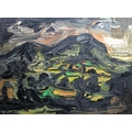 David Smith RE (British, 1920-1999): 'A Welsh Hillside', oil on board, signed and dated 1963 lower r... 