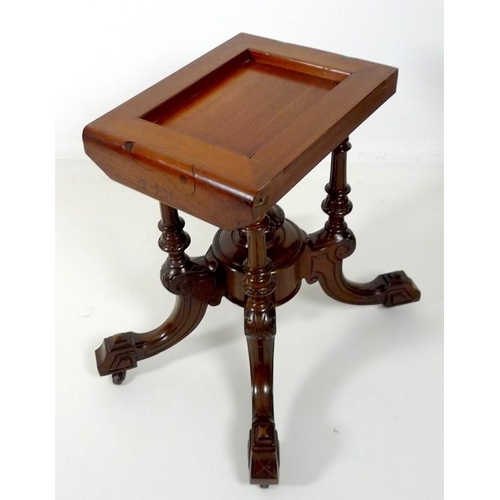 907 - A Victorian burr walnut loo table, with oval tilt top burr walnut surface, deeply moulded edge, rais... 