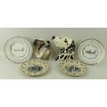 A pair of 1930's Crown Devon ceramic pockets of a Boxer 'Champion Basford Revival' and Dalmation 'Ge... 