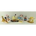 A group of six Royal Doulton 70th Anniversary collectors edition Mickey Mouse figures, comprising 'P... 