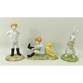 A collection of Royal Doulton Winnie the Pooh figurines, comprising Christopher Robin, WP9, 7322, Ch... 