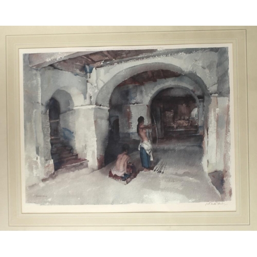 569 - Sir William Russell Flint RA (British, 1880-1969): 'The Hidden Target', artist's proof, signed in pe... 