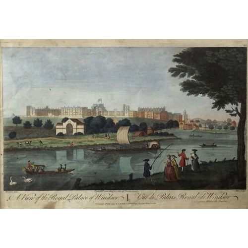 577 - Nathaniel / Remi Parr (fl. mid 18th century): 'A front view of the Royal Palace of Kensington' and '... 