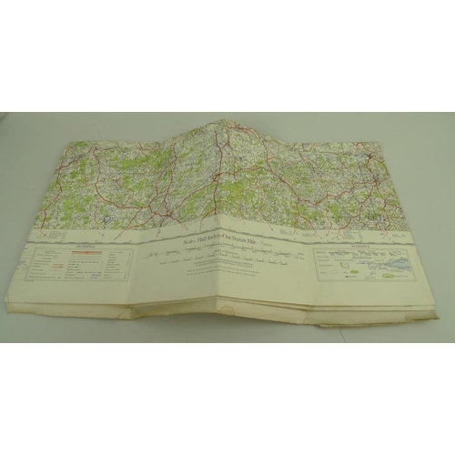 714 - A WWII Ordnance Survey map of Greater London, Military Edition 'Not to be published' Special Distric... 