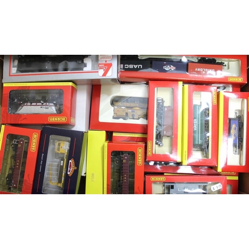 694 - A large collection of OO gauge locomotives, carriages, wagons, track and accessories, mostly Hornby,... 