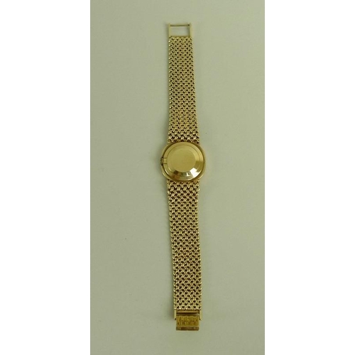 859 - A Bueche-Girod 9ct gold lady's wristwatch, tiger's eye circular dial with twist border, mechanical h... 