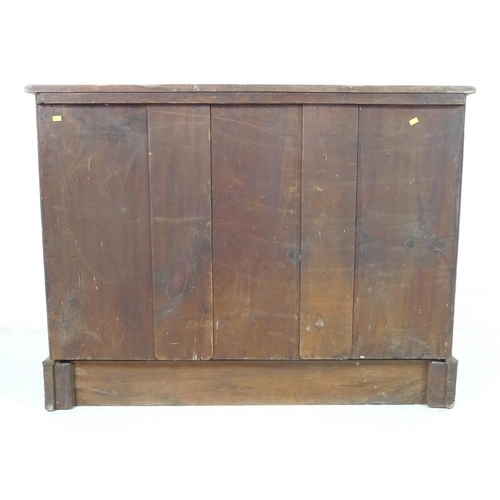 920 - A Victorian Aesthetic walnut and pine chest of two over two drawers, possibly previously a dressing ... 